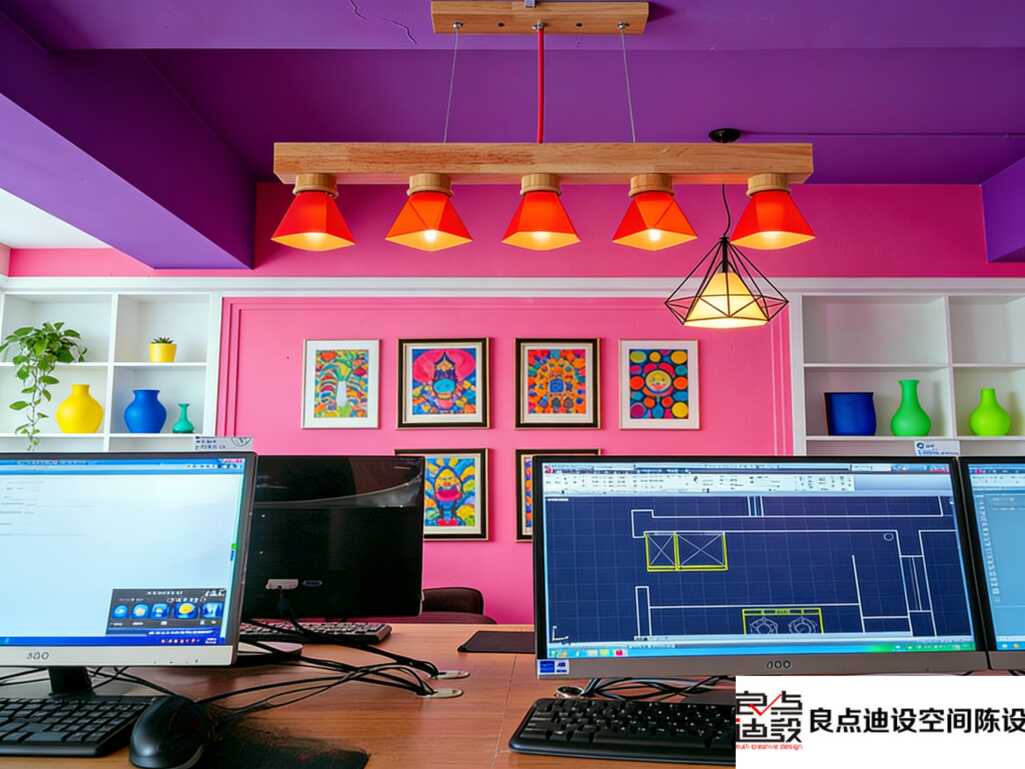 ✨【被问爆的马卡龙办公室装修软装设计!打工人每天多待2小时】💜